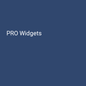PRO Widgets