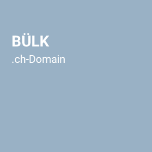 Baustein - .ch-Domain
